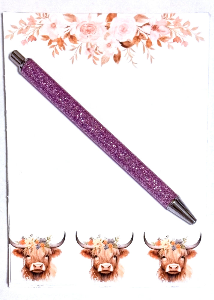 Floral Highlander Notepad