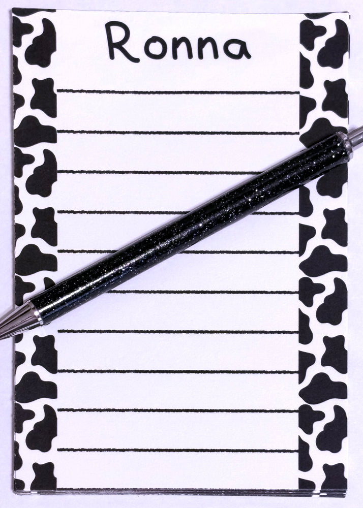 Cow Print Notepad