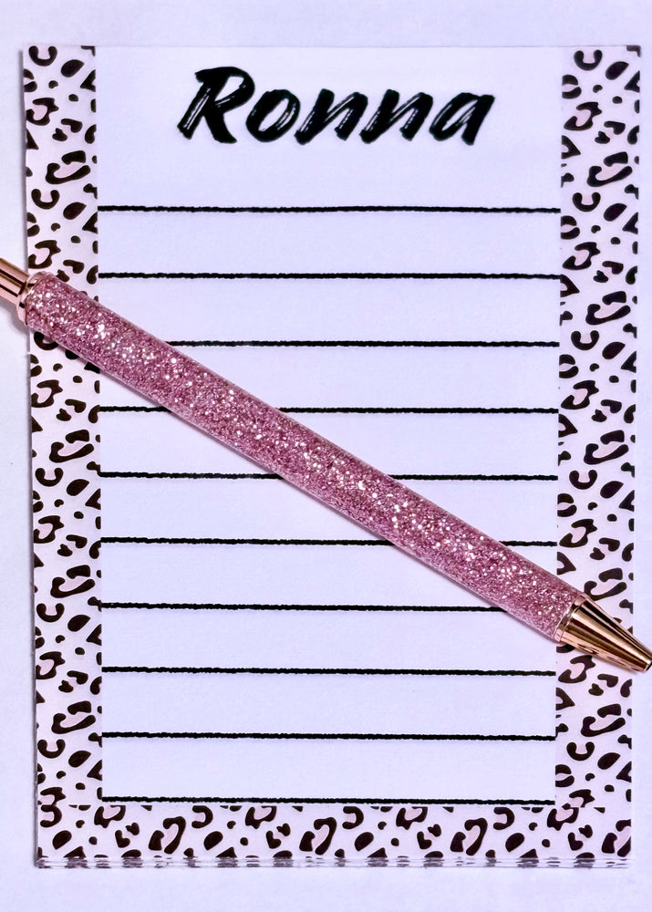 Leopard Print Notepad