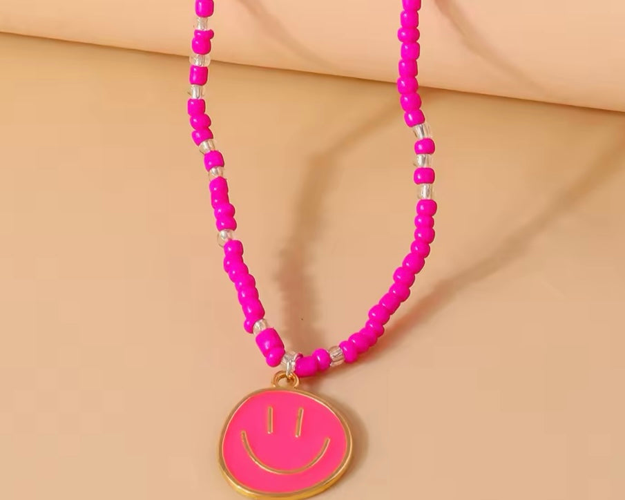 *PRE ORDER!!! TWO WEEK ARRIVAL TIME*** Smile Necklace - 100% Profit Support Children in Need